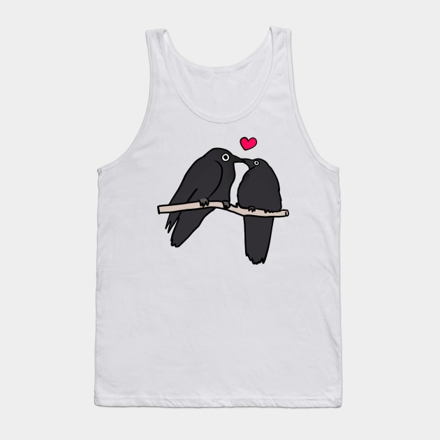 Cute two crows Tank Top by Mayarart